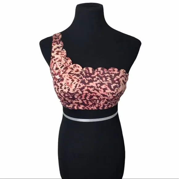 NWT Gorgeous Chelsea28 scalloped bikini top medium - Picture 5 of 9